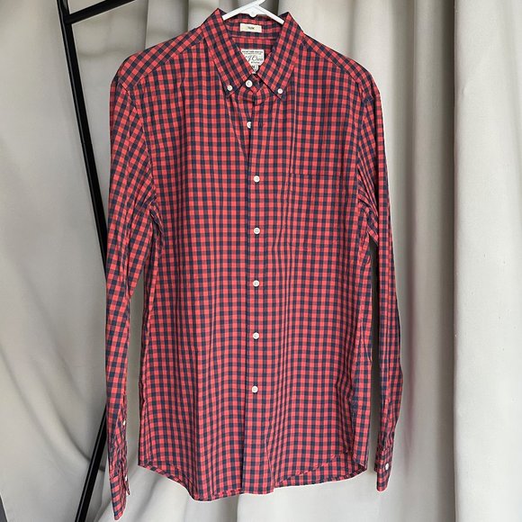 MENS jcrew button-up shirt - Picture 1 of 5